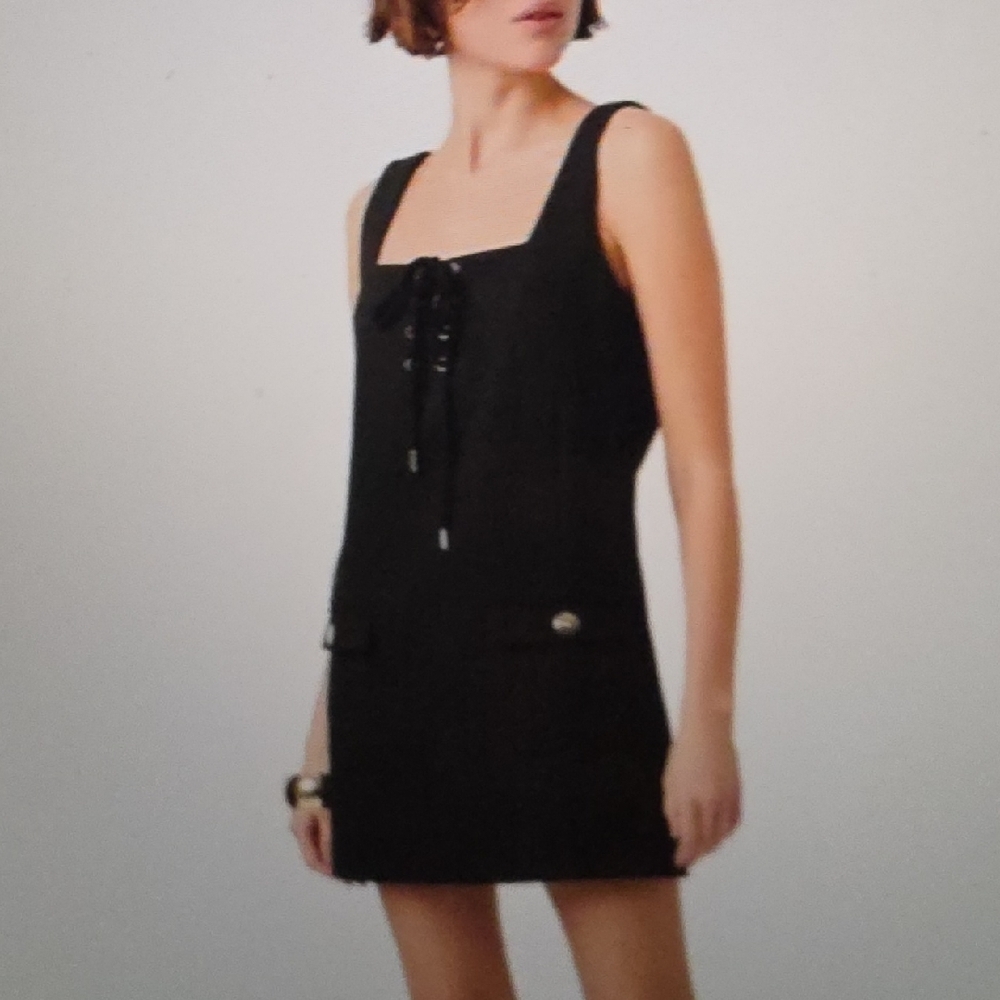TOCCIN Frankie Lace Up Shift Dress Size 0 $495